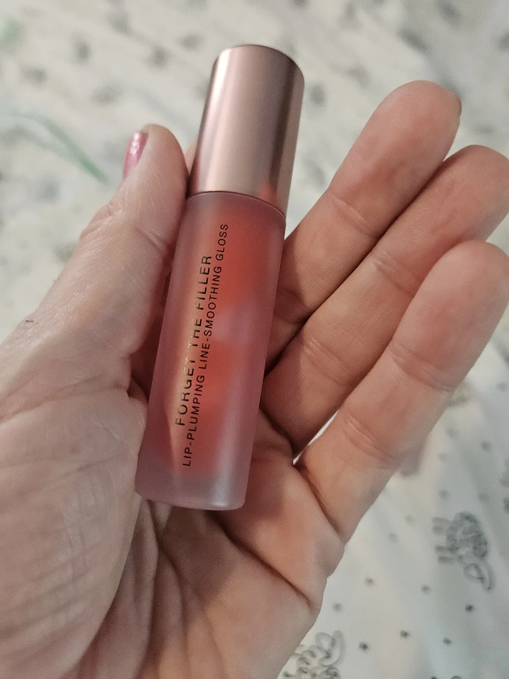 LAWLESS Liquid Lipstick in Coral Rose color.  Cherry Vanilla. Lip Plumping